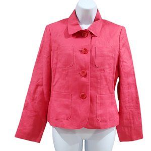 TALBOTS Irish Linen Blazer/Jacket   Size 8P